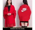 Women Red NK Shawl